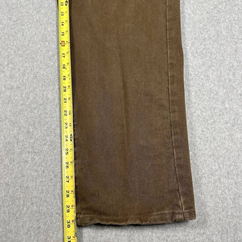 LL Bean Vintage Double L Jeans Men's 40x30(38x30) Made USA Brown Relax Taper